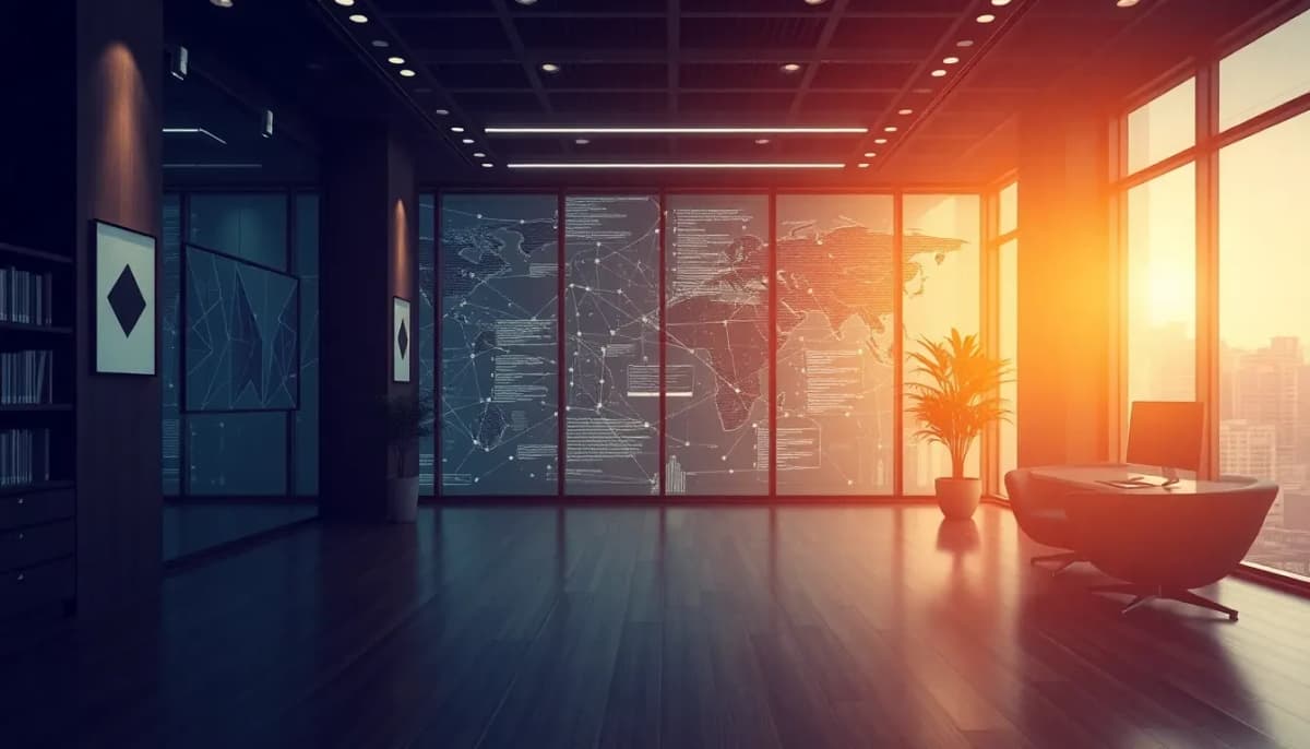 مكتب محاماة حديث مع تكامل تقنيات الذكاء الاصطناعي