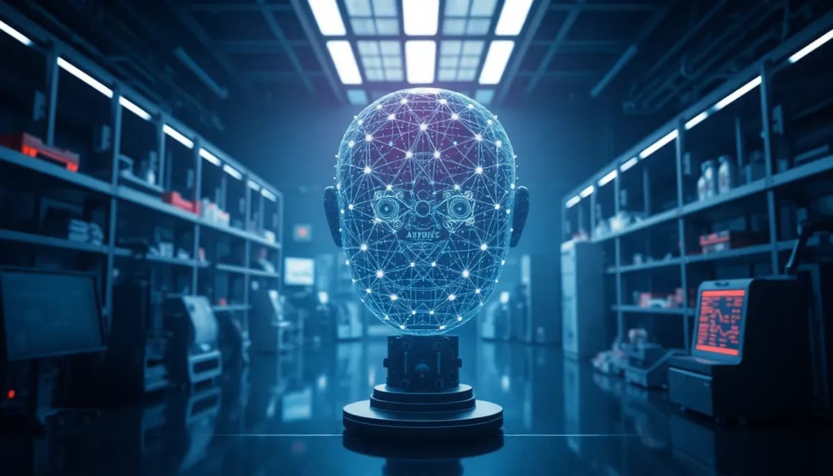 مخبر علمي حديث مزود بتقنيات ذكاء اصطناعي متقدمة